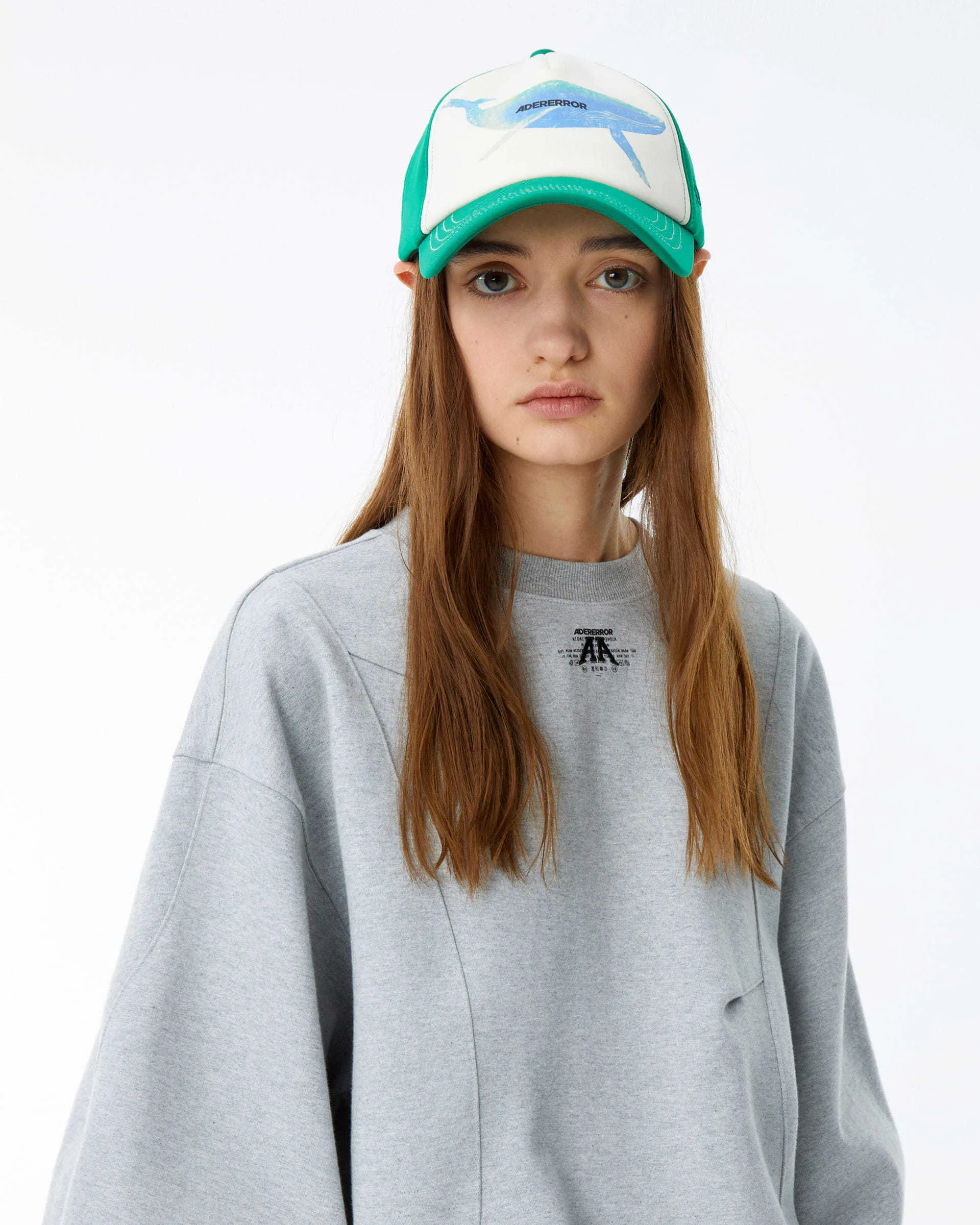 ADERERROR  |Unisex Street Style Long Sleeves Cotton Logo Sweatshirts