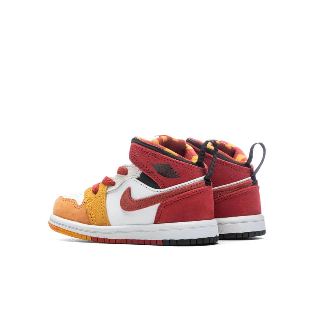 Air Jordan 1 Mid SE (TD) - Papricka/Cinnabar/Canyon Gold