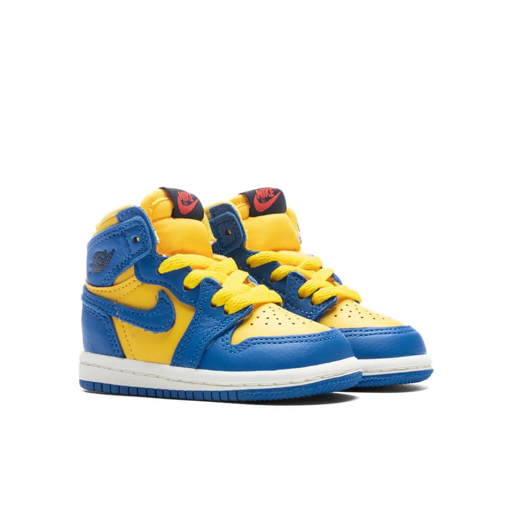 Air Jordan 1 Retro High OG (TD) - Varsity Maize/Game Royal/Sail