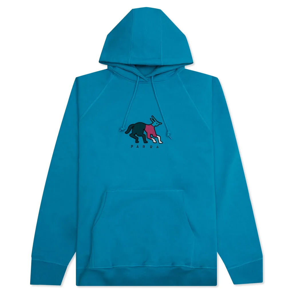 Anxious Dog Hooded Sweatshirt - Greek Blue