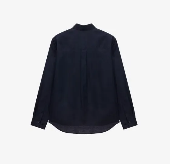 Aquascutum  |Linen Long Sleeves Plain Shirts