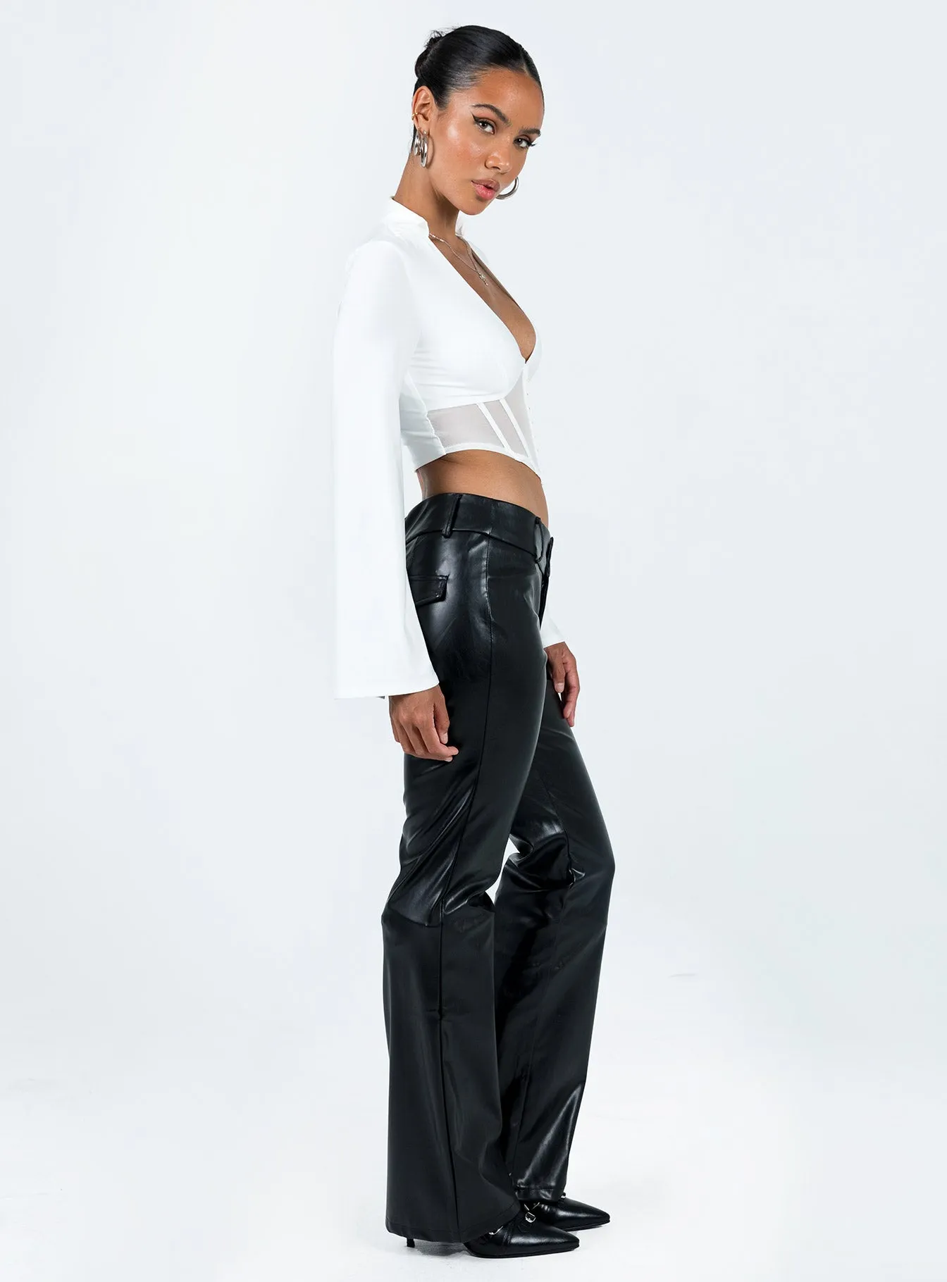 Archette Faux Leather Pants