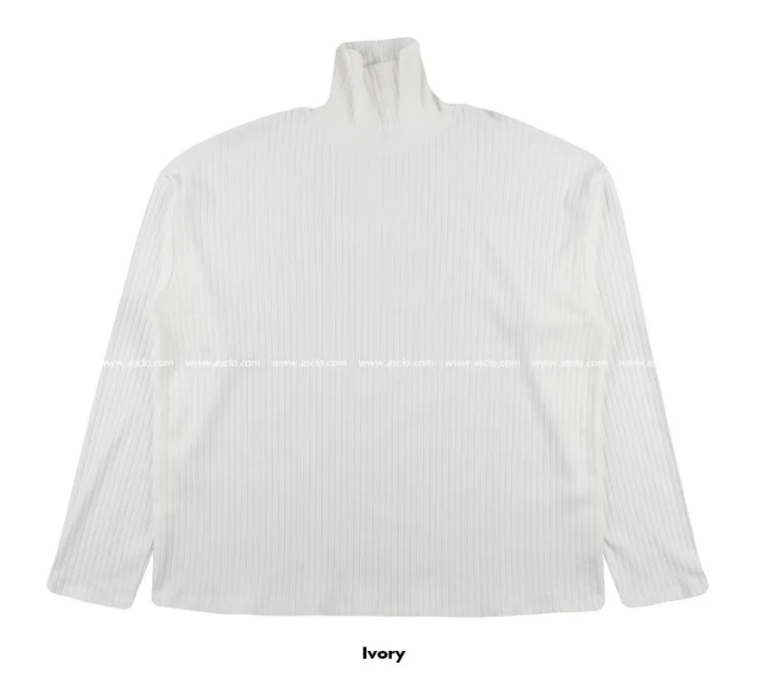 ASCLO  |Unisex Long Sleeves Plain Shirts