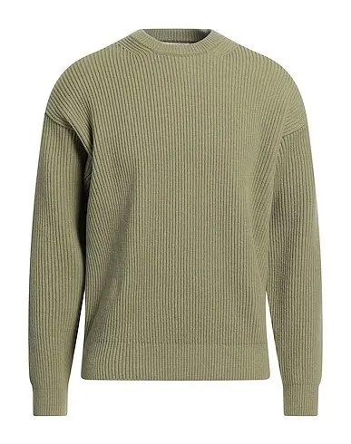 AURALEE  |Wool Long Sleeves Plain Sweaters