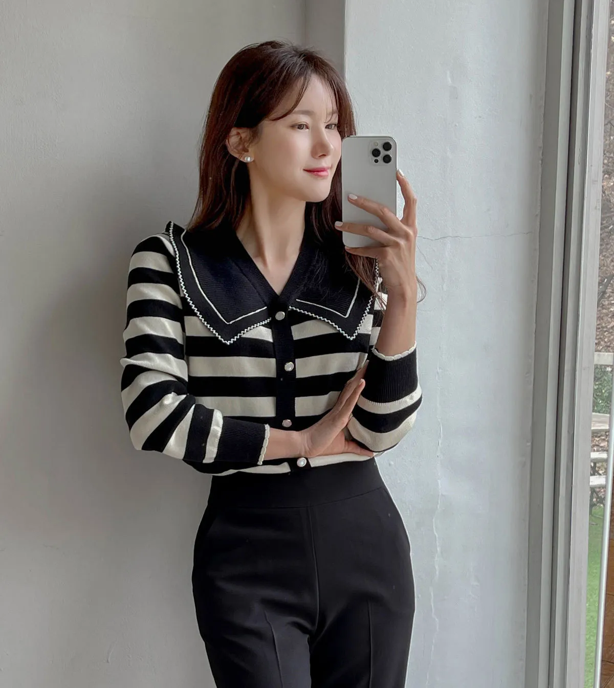 BADDIARY  |Casual Style V-Neck Long Sleeves Plain Party Style