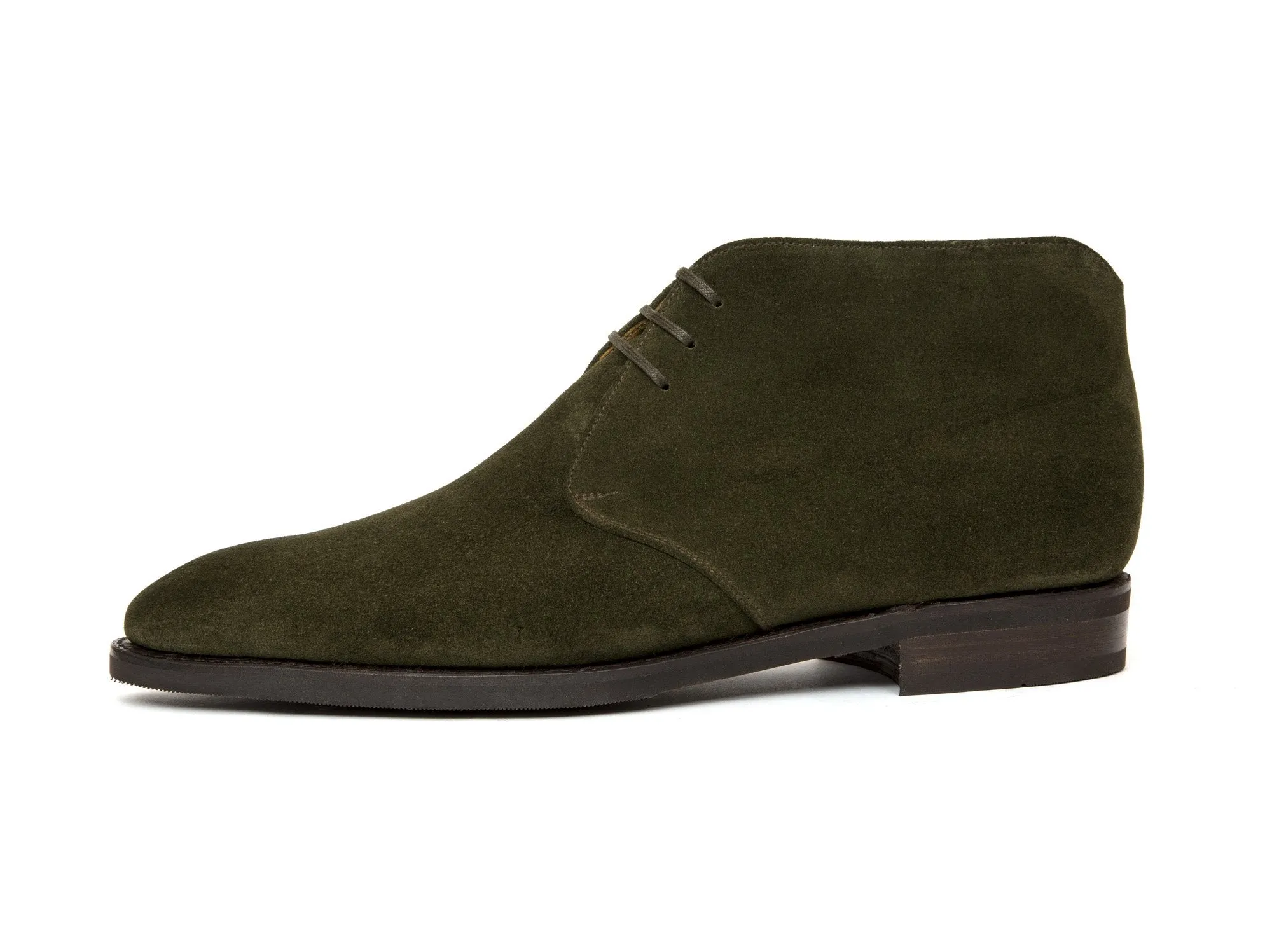 Ballard - MTO - Dark Olive Suede - NGT Last - City Rubber Sole