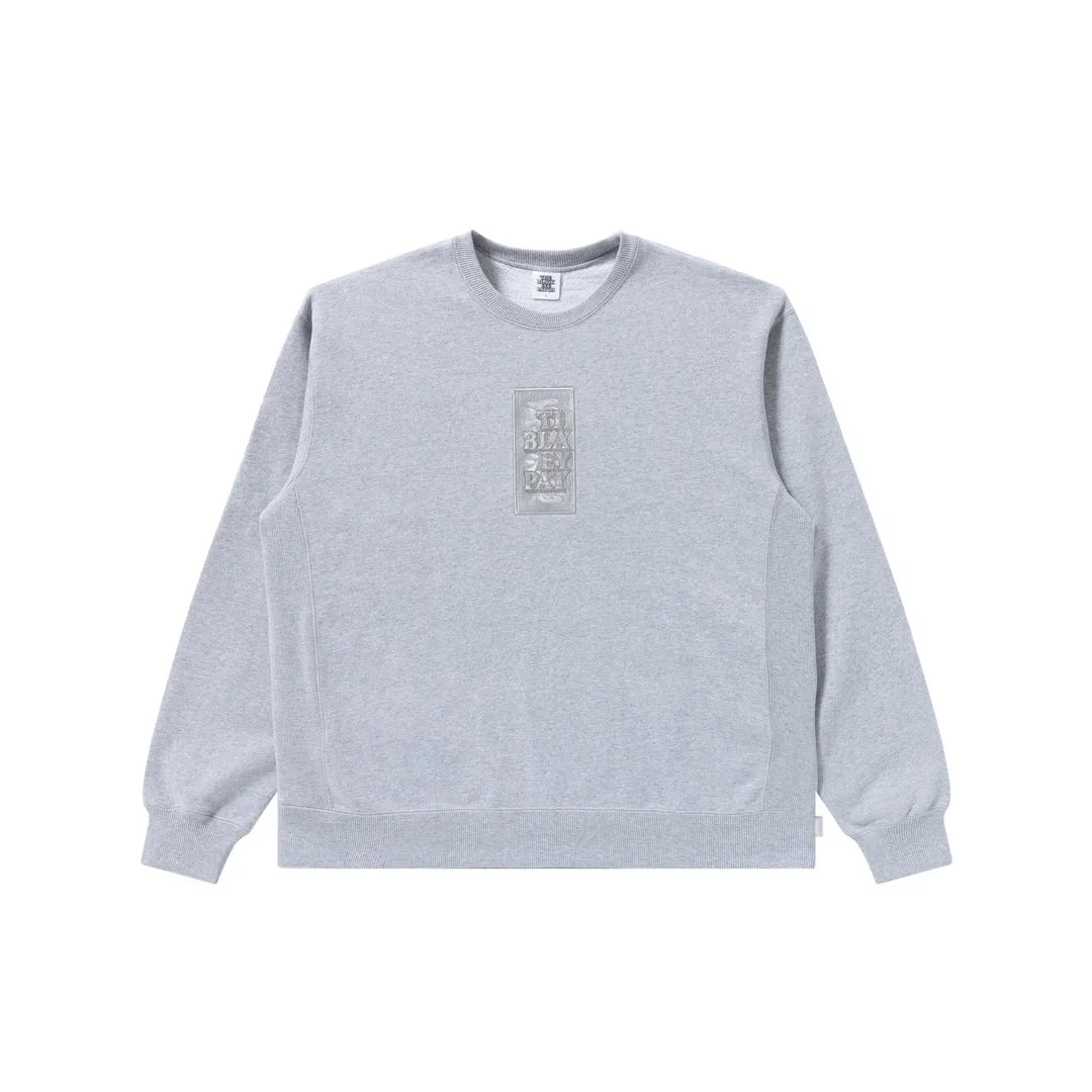 BlackEyePatch  |Crew Neck Pullovers Street Style Long Sleeves Plain Logo