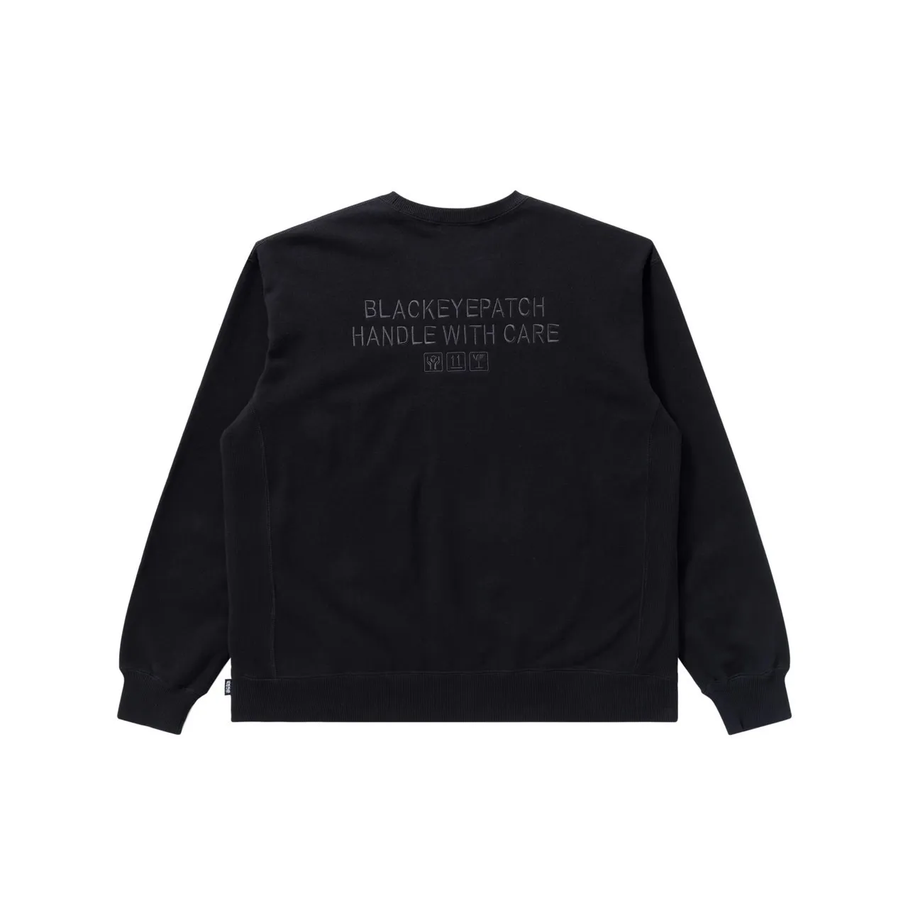 BlackEyePatch  |Crew Neck Pullovers Unisex Street Style Long Sleeves Logo