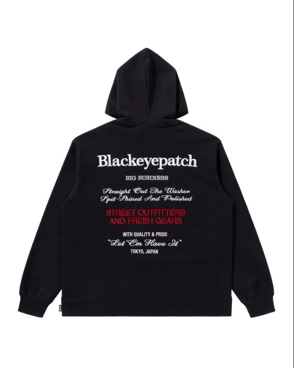 BlackEyePatch  |Pullovers Street Style Long Sleeves Oversized Logo