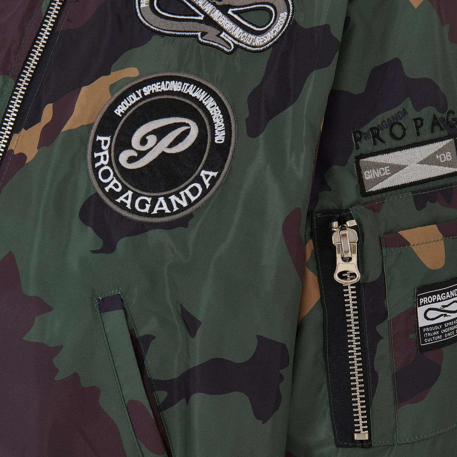 Bomber PROPAGANDA baseball camouflage militare