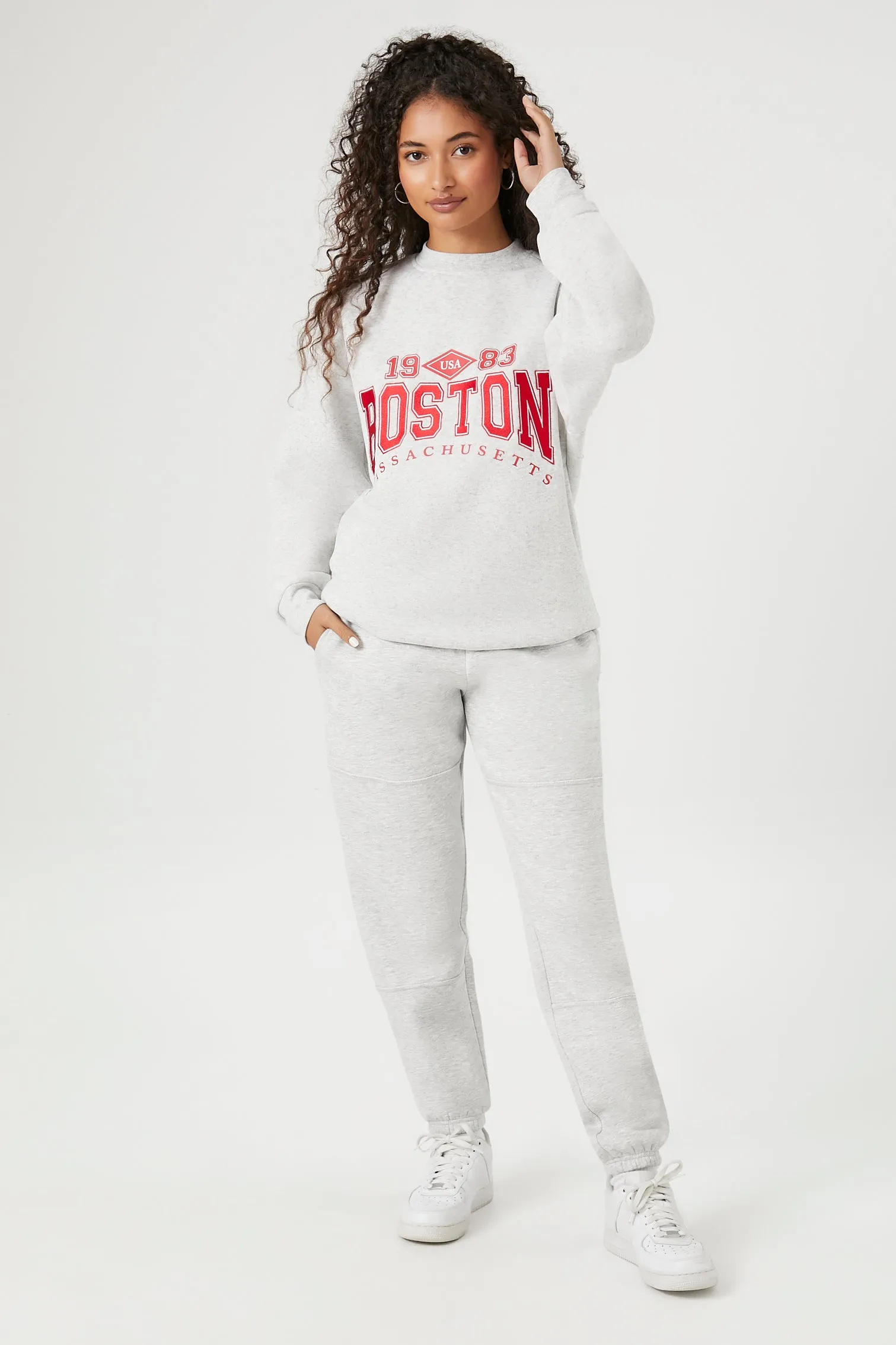 Boston Graphic Fleece Sweatshirt