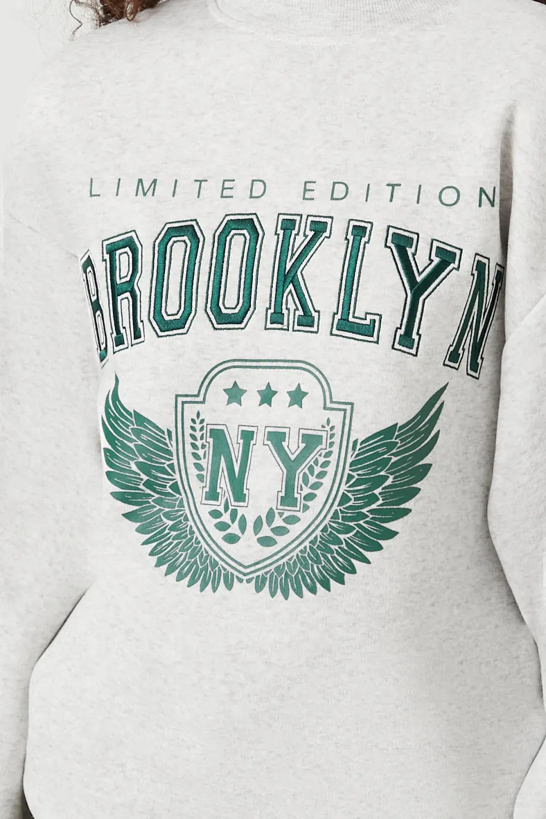 Brooklyn Graphic Fleece Sweatshirt