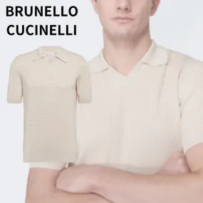 BRUNELLO CUCINELLI  |Long Sleeves Cotton Polos