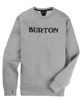 Burton Men's Oak Pullover Crew - Gray Heather