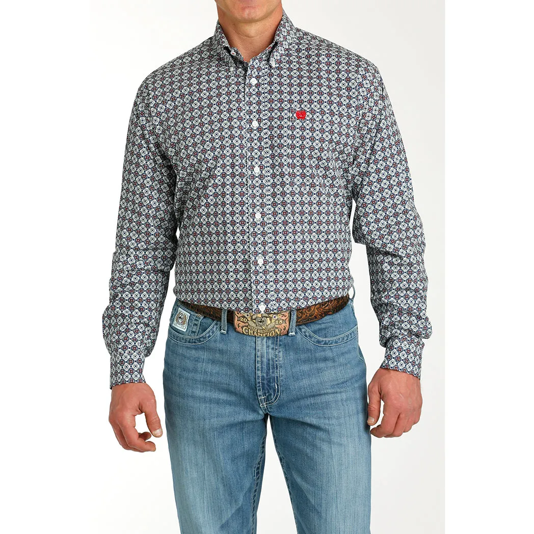 Cinch Men's Multi Color Geo Print