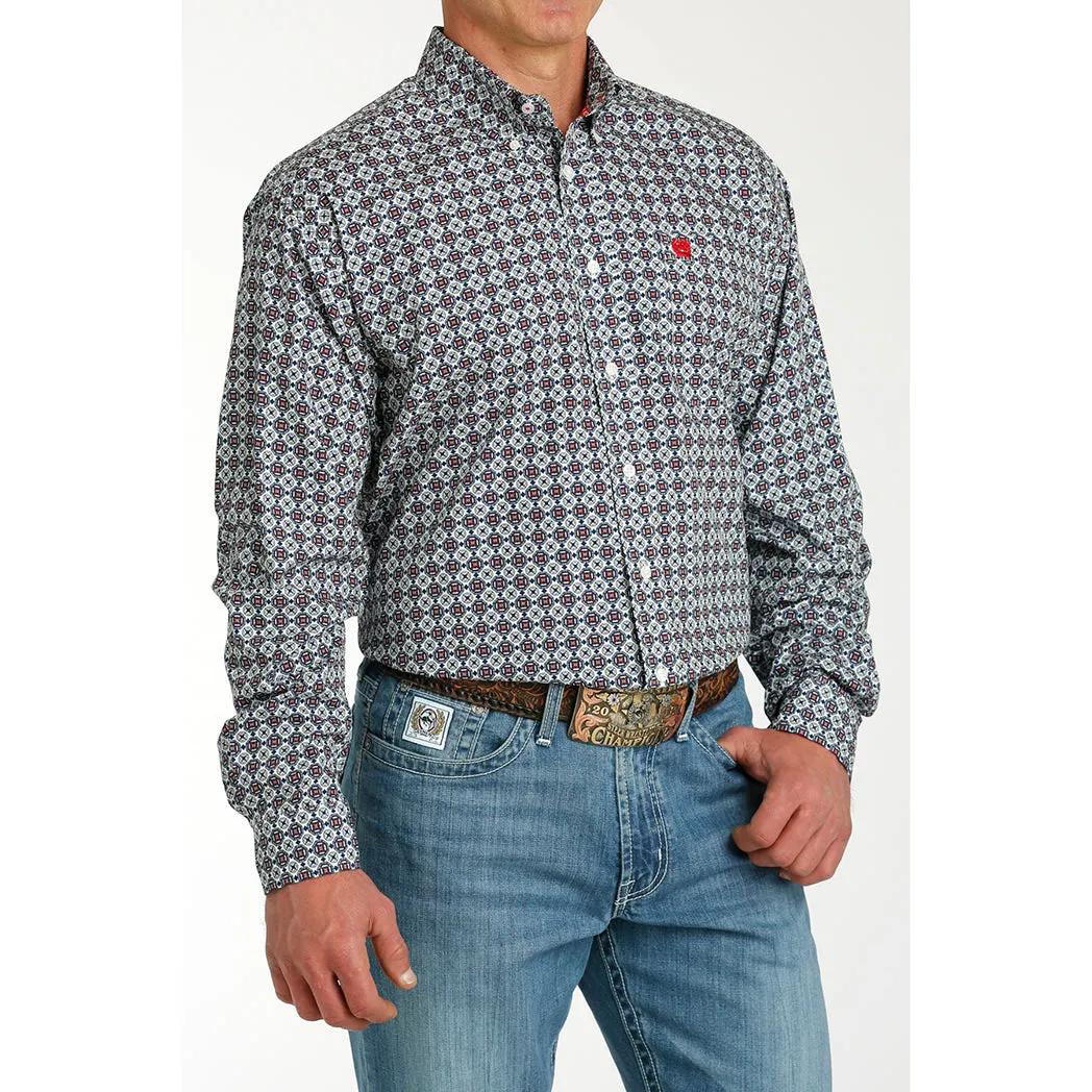 Cinch Men's Multi Color Geo Print