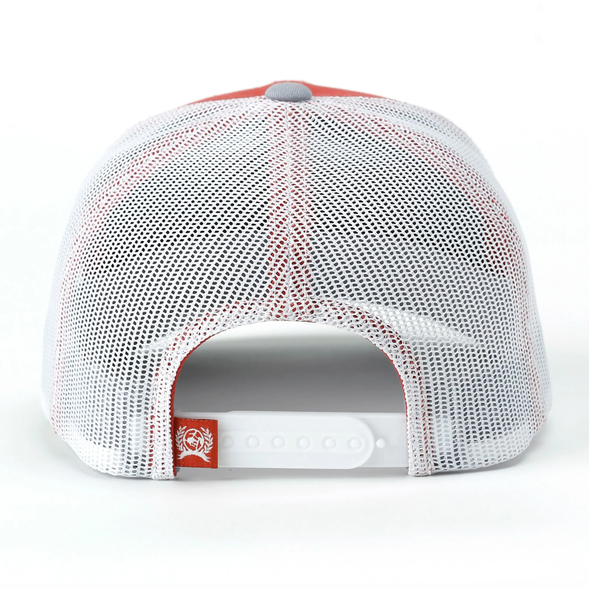 Cinch Red & Grey & White Cap