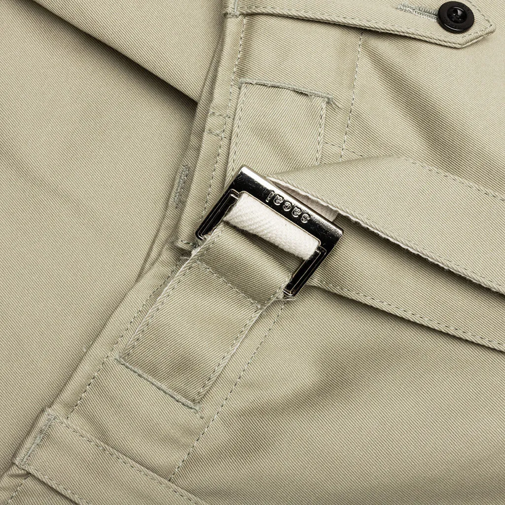 Cotton Chino Pants - Beige