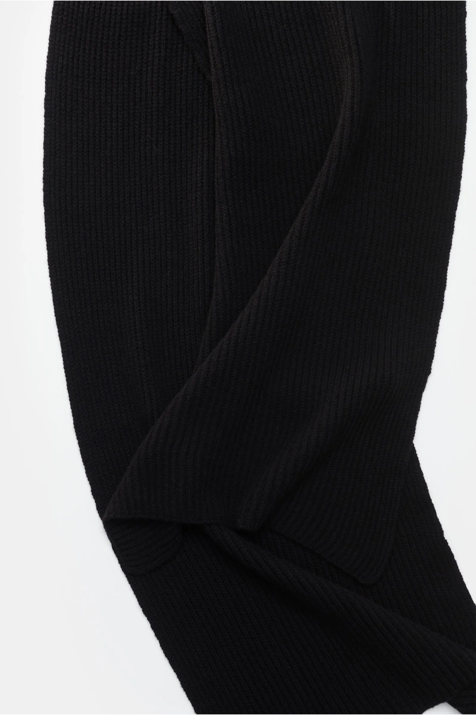 CRUCIANI cashmere scarf black