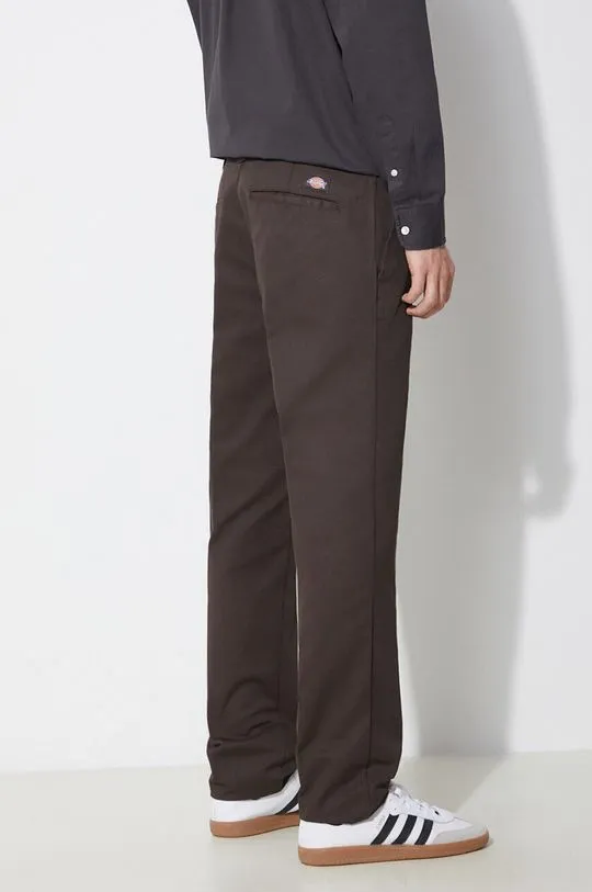 Dickies trousers 872 men's brown color DK0A4XK8