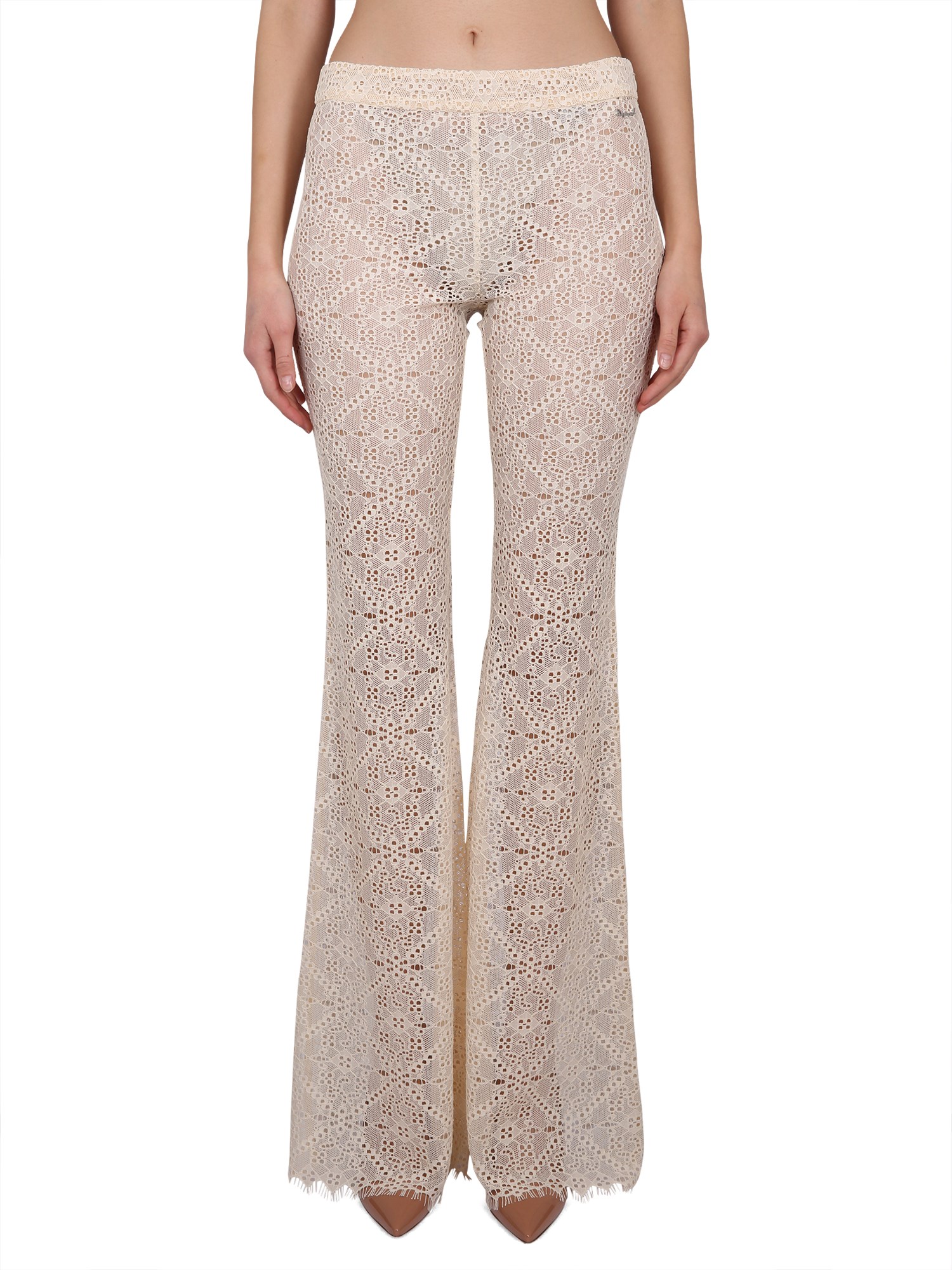 DSQUARED    PANTS WITH EMBROIDERY