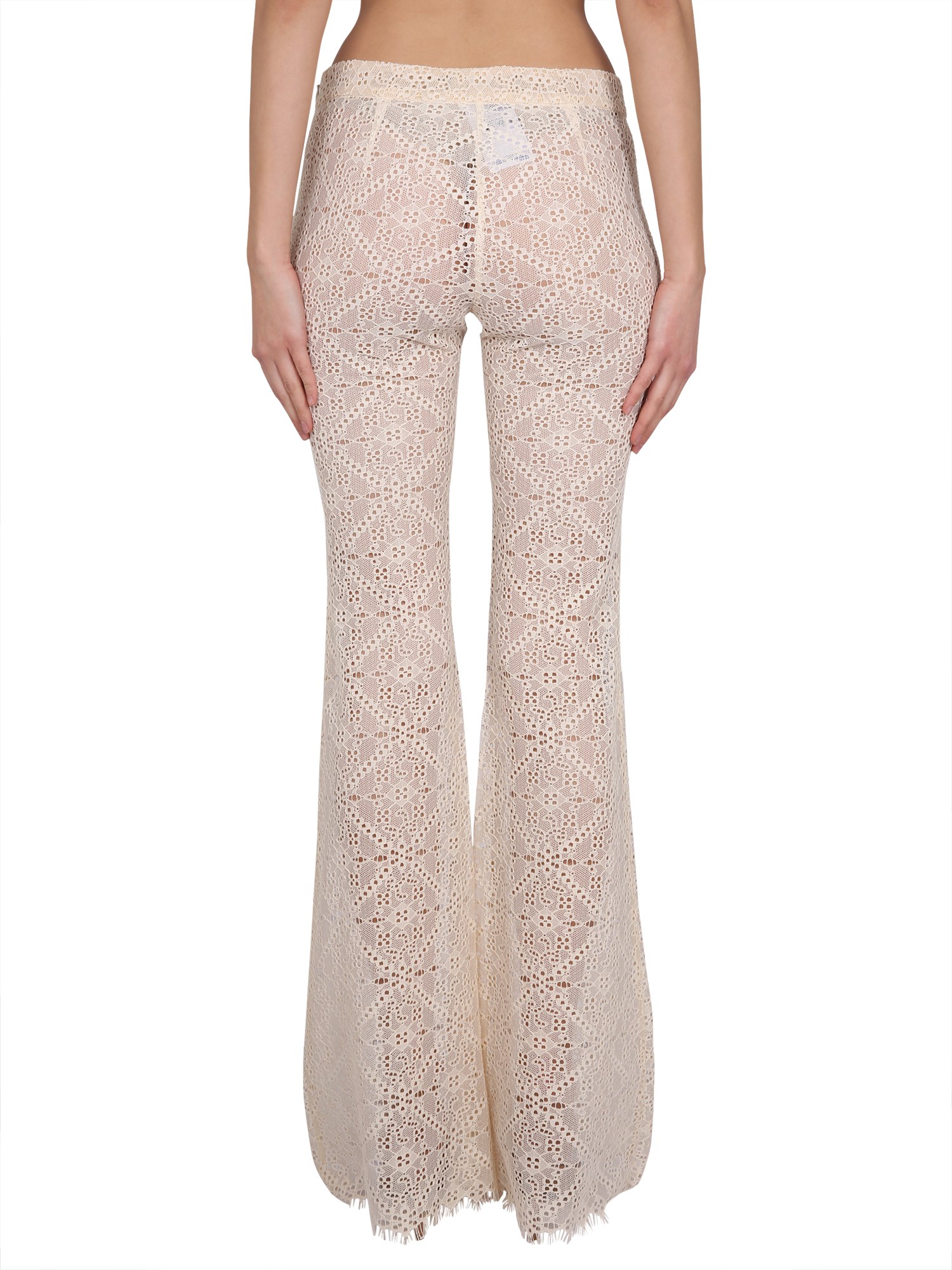 DSQUARED    PANTS WITH EMBROIDERY