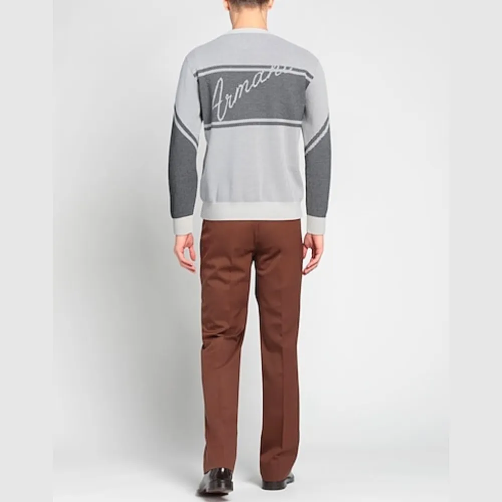 EMPORIO ARMANI  |Crew Neck Pullovers Unisex Street Style Long Sleeves Plain