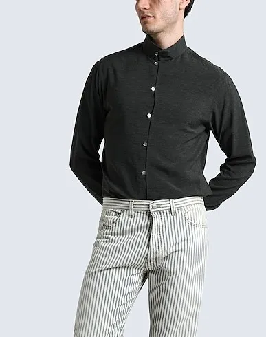 EMPORIO ARMANI  |Long Sleeves Plain Shirts