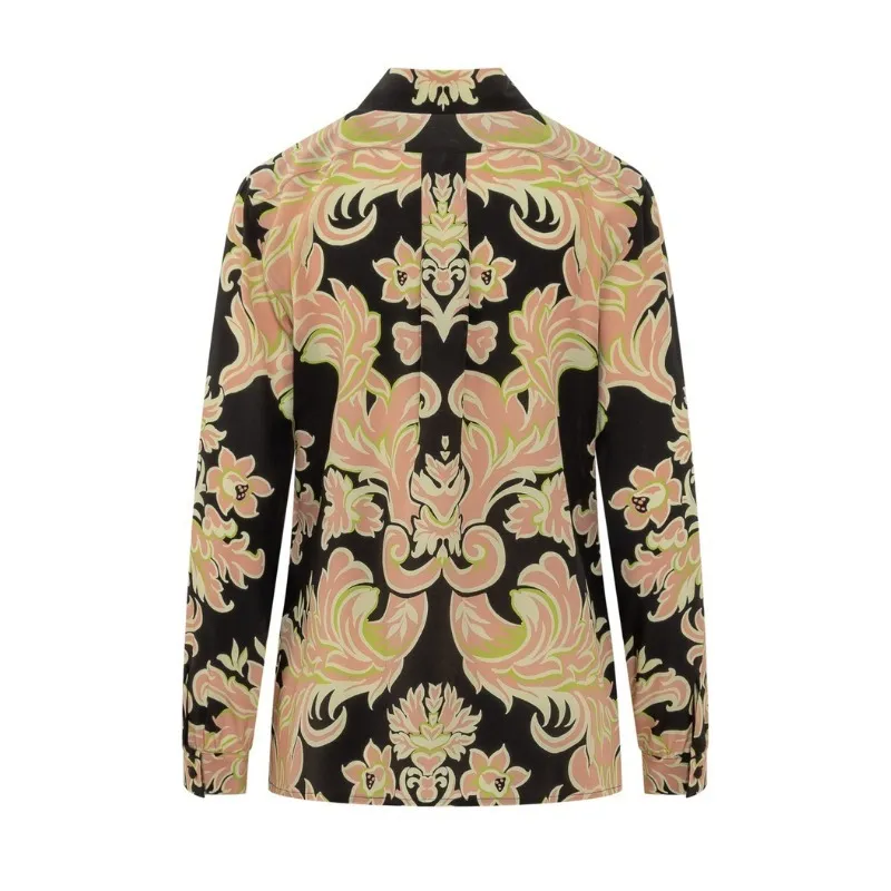 ETRO  |Silk Long Sleeves Shirts & Blouses