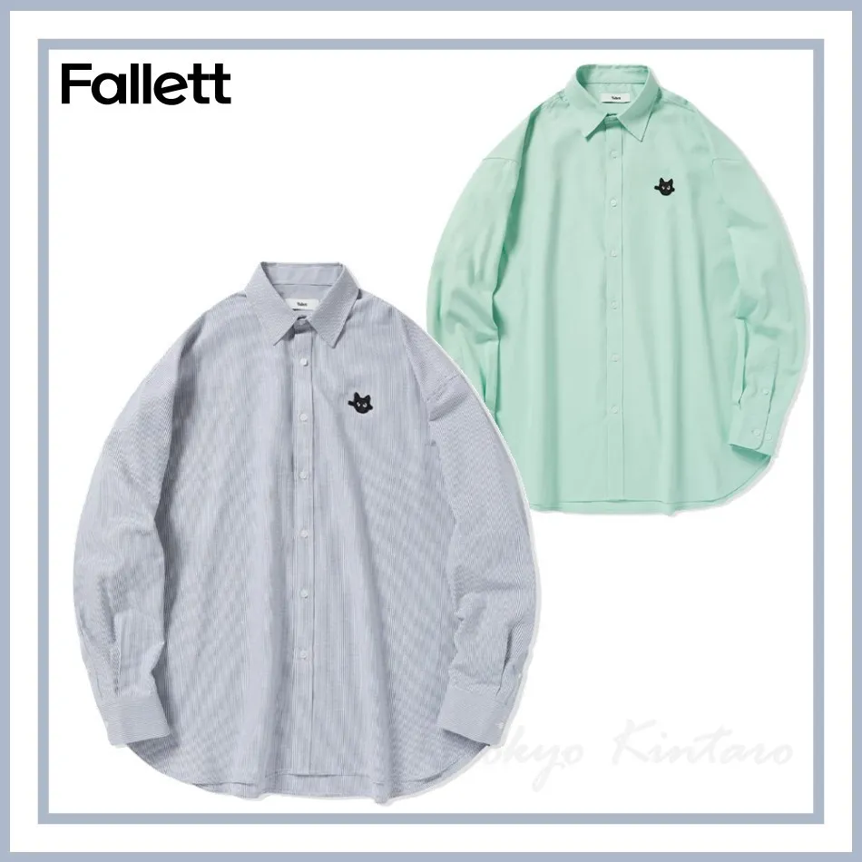 Fallett  |Unisex Long Sleeves Logo Shirts