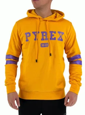 Felpa PYREX college giallo ocra