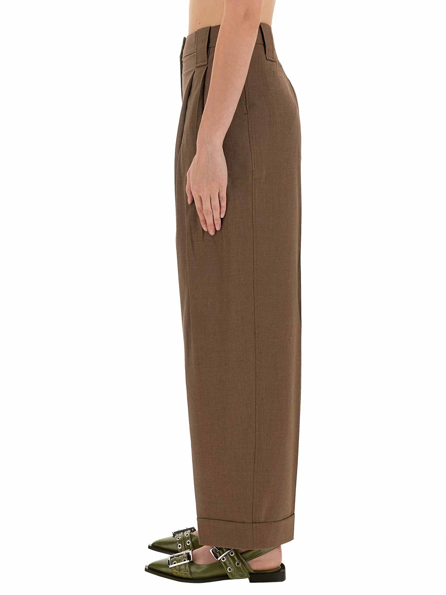 GANNI    LOOSE FIT PANTS