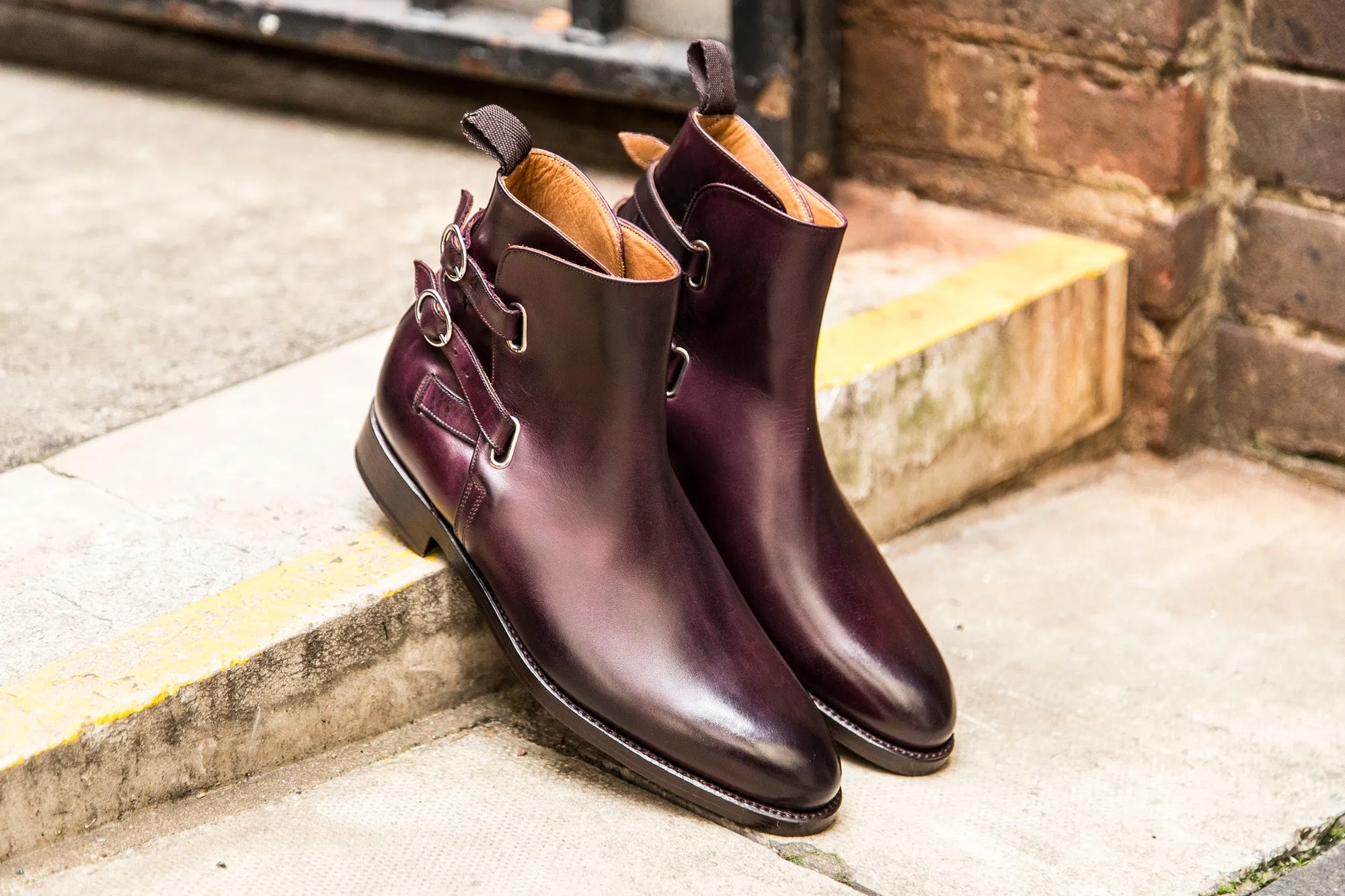 Genesee - MTO - Mulberry Calf - NGT Last - Double Leather Sole