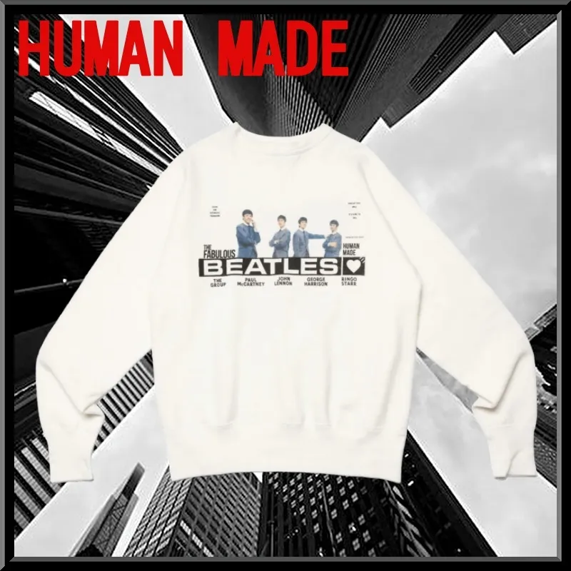 HUMAN MADE  |Crew Neck Heart Unisex Street Style Collaboration