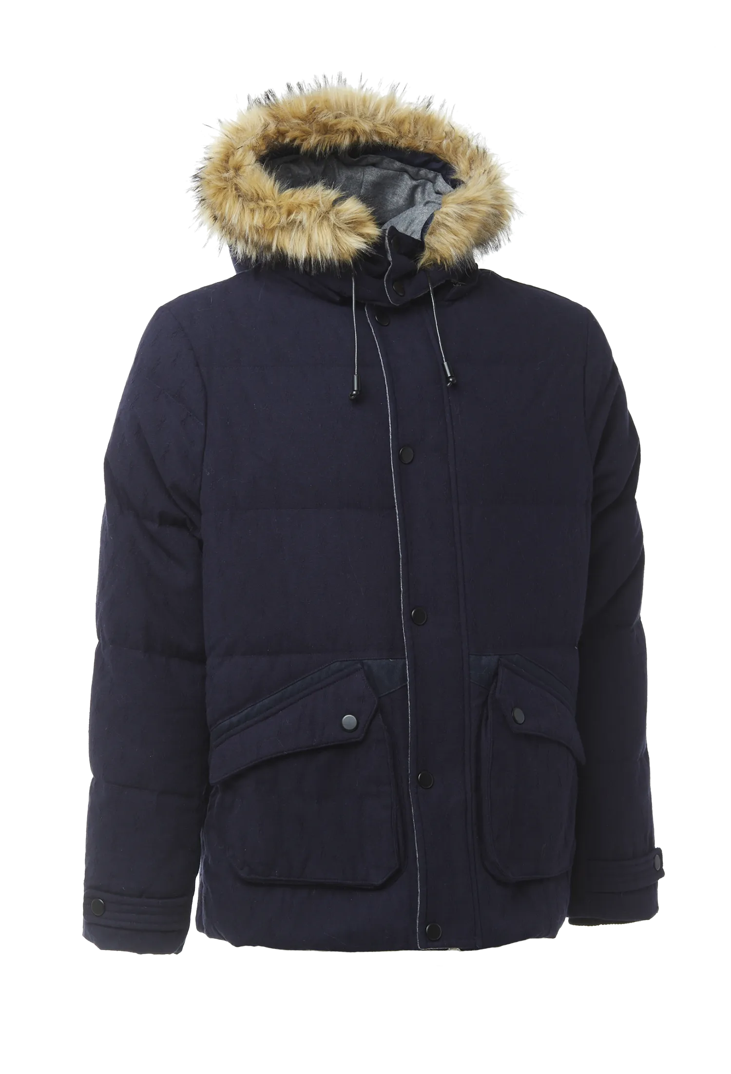 Jacquard Demin Down Jacket