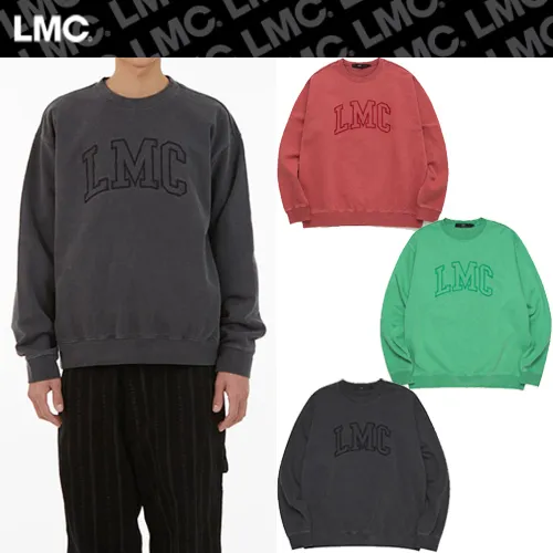 LMC  |Unisex Street Style Long Sleeves Logo Sweatshirts