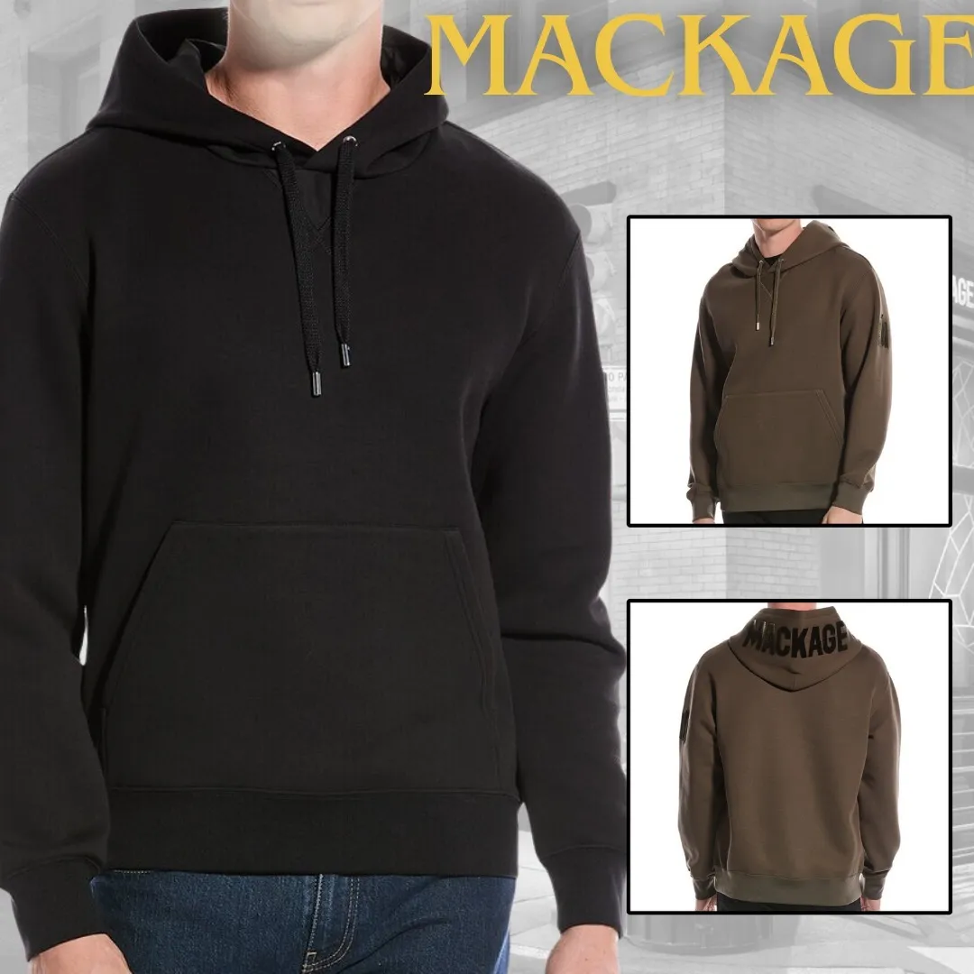 Mackage  |Pullovers Street Style Long Sleeves Cotton Logo Loungewear