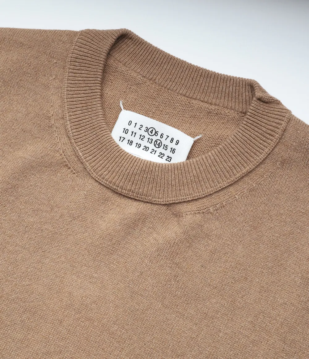 Maison Margiela  |Crew Neck Pullovers Unisex Cashmere Street Style