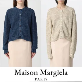 Maison Margiela  |Linen Long Sleeves Cardigans