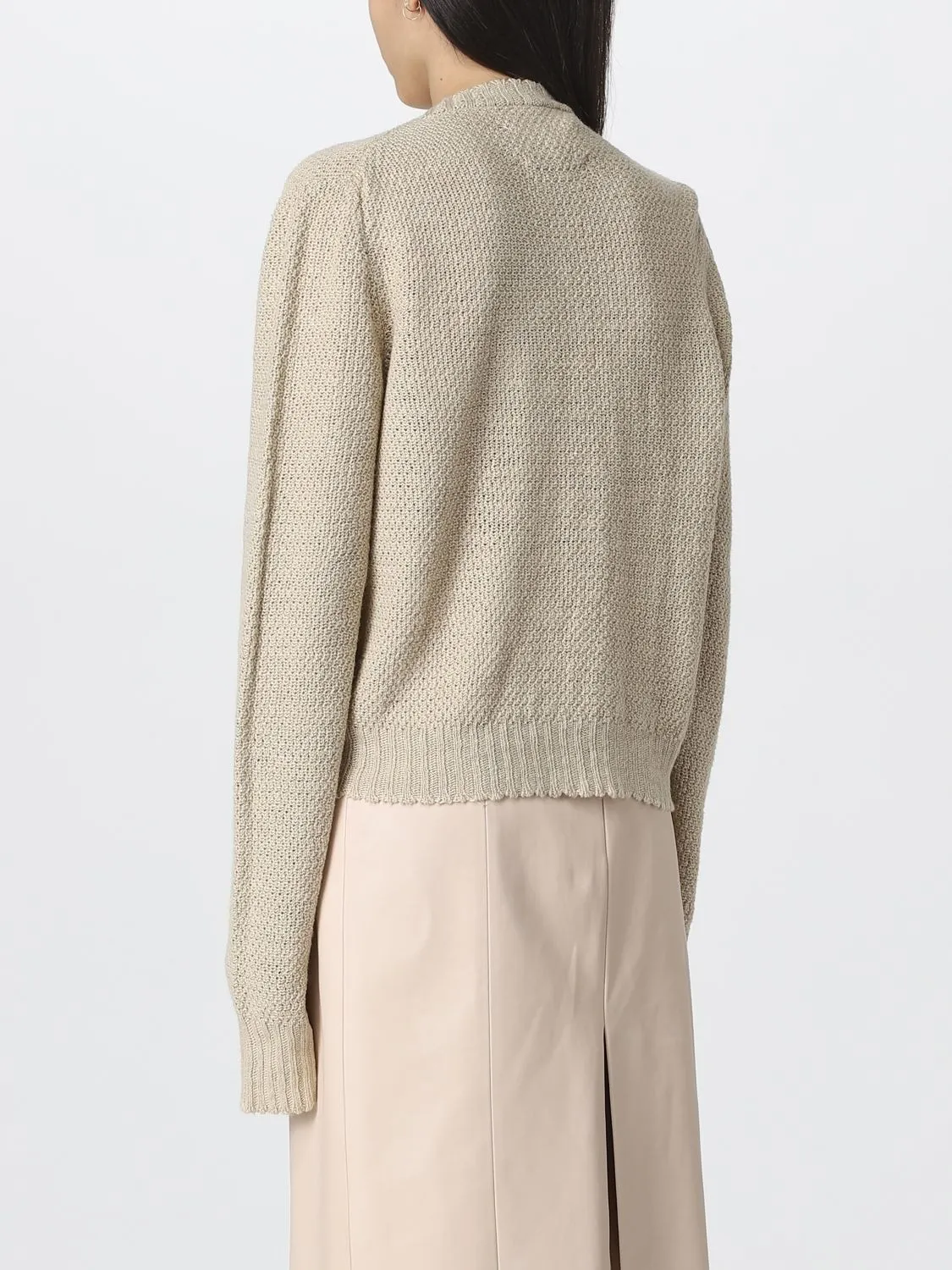 Maison Margiela  |Linen Long Sleeves Cardigans