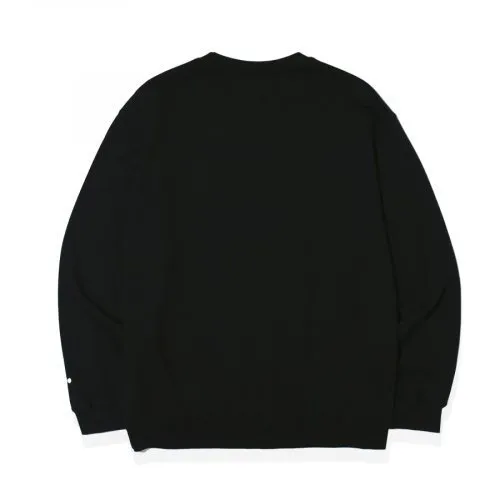 MARKM  |Unisex Street Style Long Sleeves Plain Logo Sweatshirts