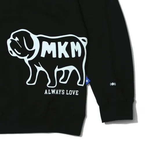 MARKM  |Unisex Street Style Long Sleeves Plain Logo Sweatshirts