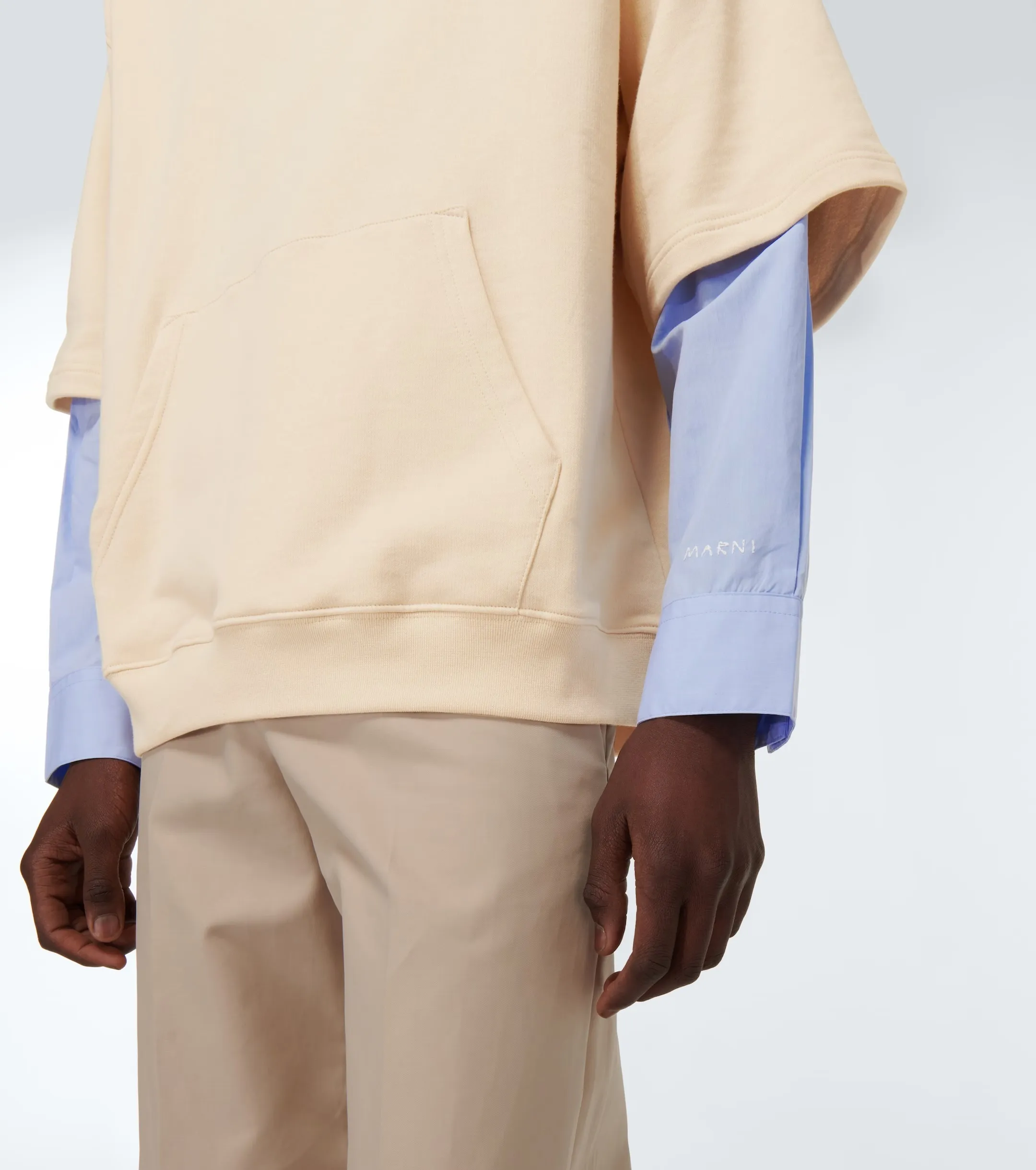 MARNI  |Pullovers Street Style Long Sleeves Cotton Oversized