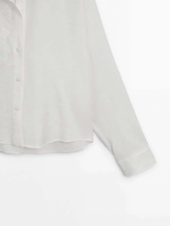 Massimo Dutti  |Long Sleeves Shirts & Blouses