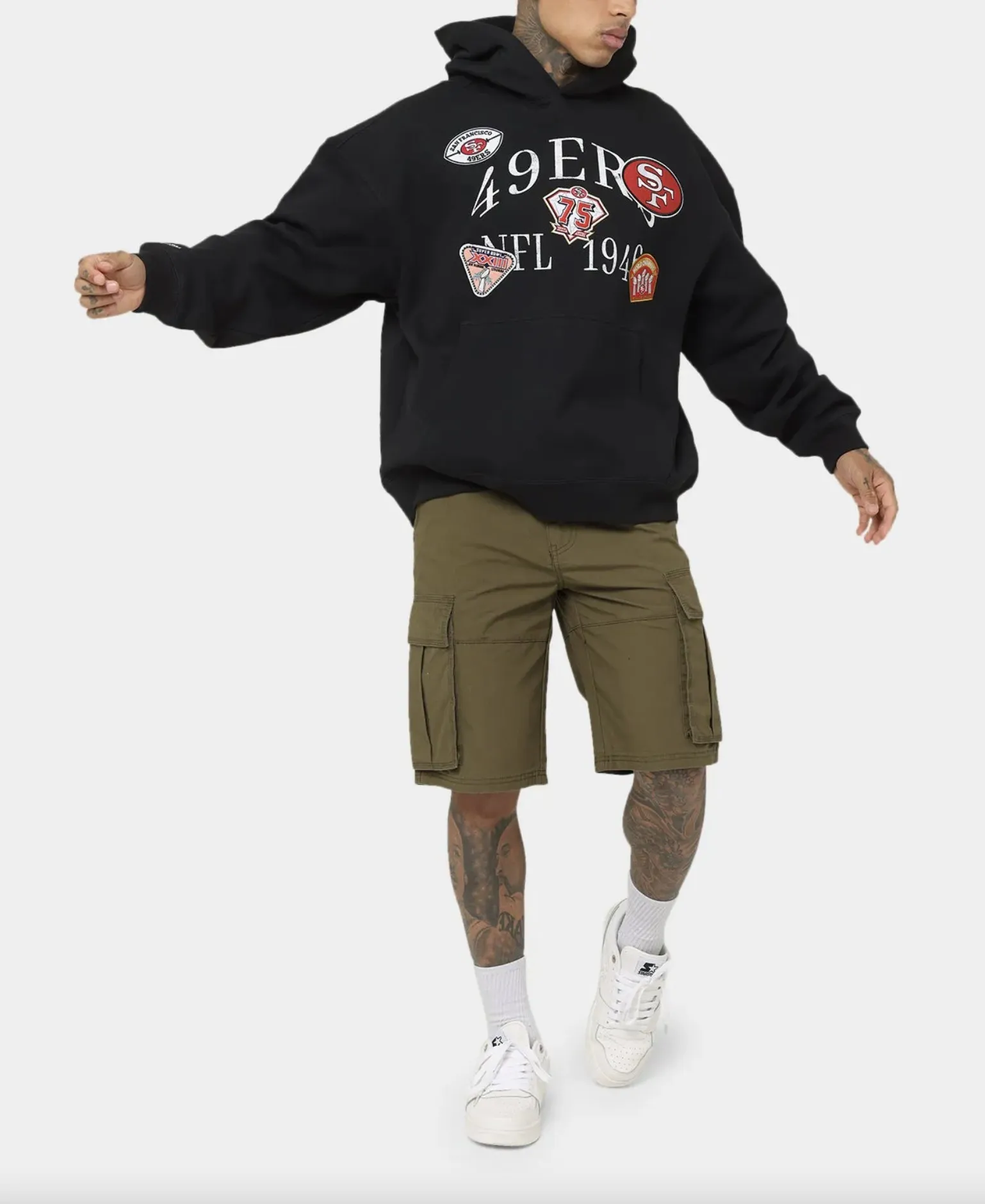 Mitchell&Ness  |Pullovers Street Style Long Sleeves Plain