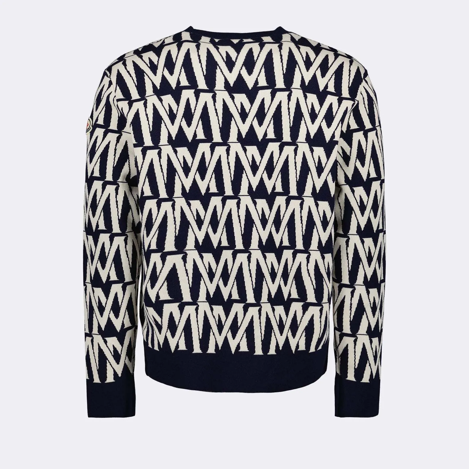 MONCLER  |Crew Neck Pullovers Monogram Street Style Long Sleeves