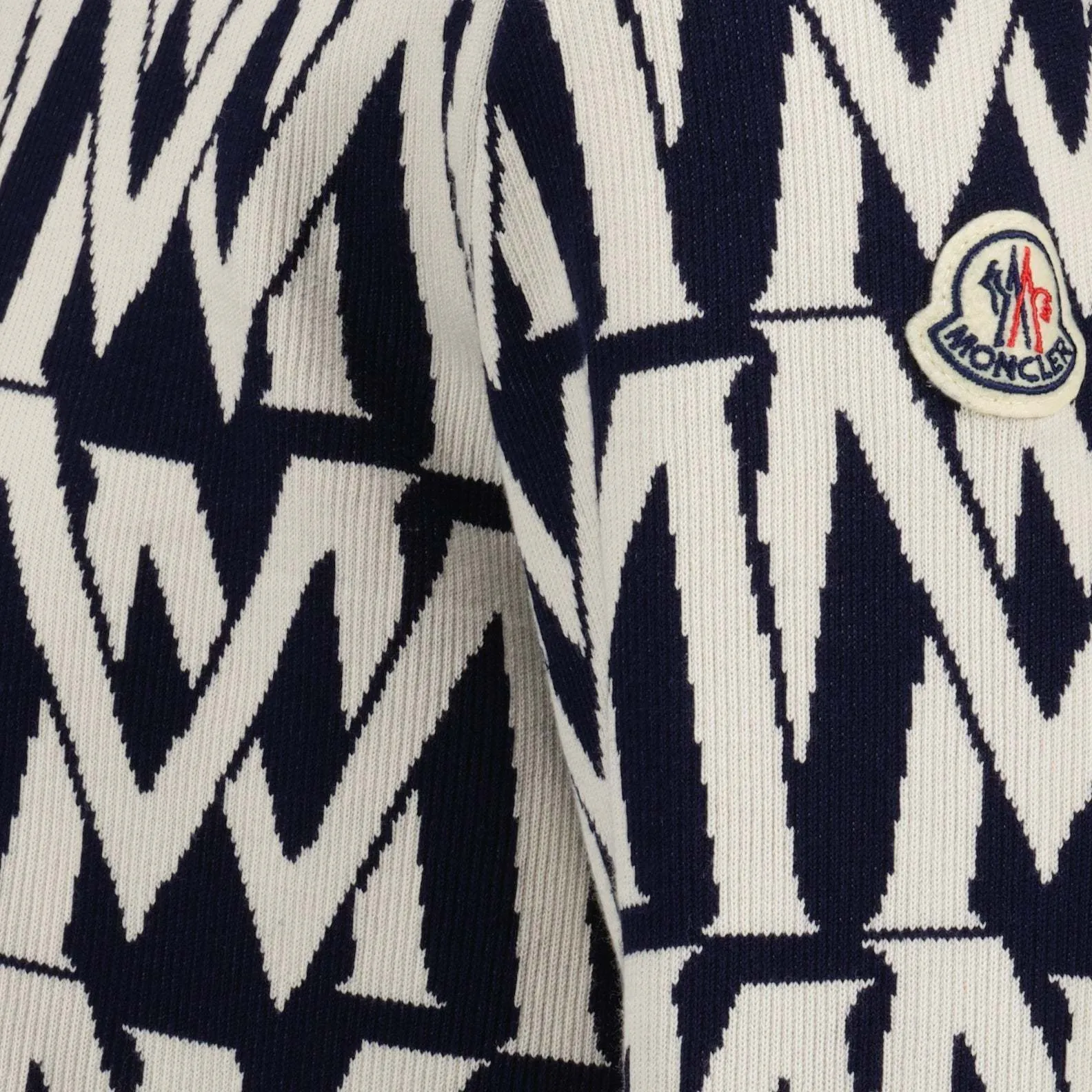 MONCLER  |Crew Neck Pullovers Monogram Street Style Long Sleeves