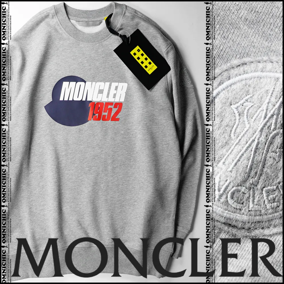 MONCLER  |Crew Neck Pullovers Unisex Street Style Collaboration