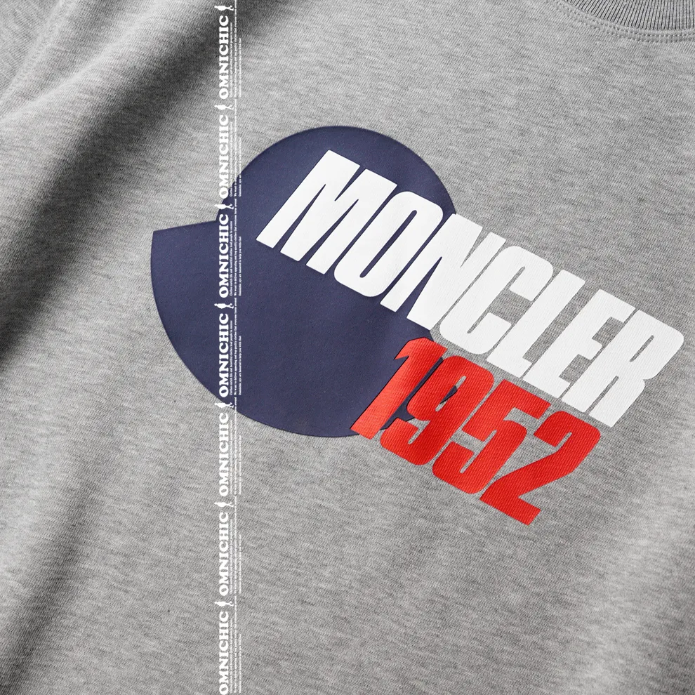 MONCLER  |Crew Neck Pullovers Unisex Street Style Collaboration