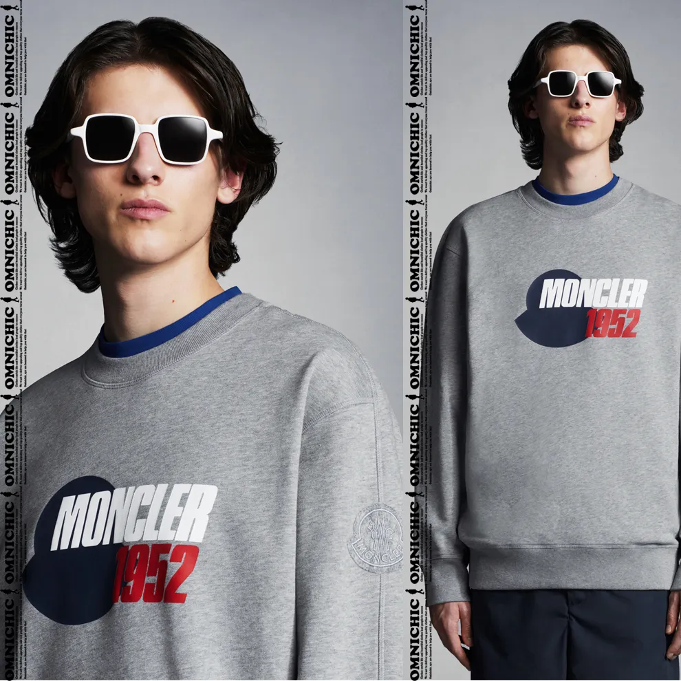 MONCLER  |Crew Neck Pullovers Unisex Street Style Collaboration